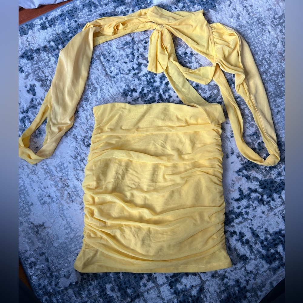SHEIN Yellow Skirt Set